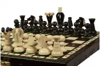 SZACHY KRÓLEWSKIE MAŁE (30x30cm) klonowe, ozdobne